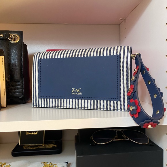 Zac Posen Embellished Stripe Purse - Picture 4 of 5